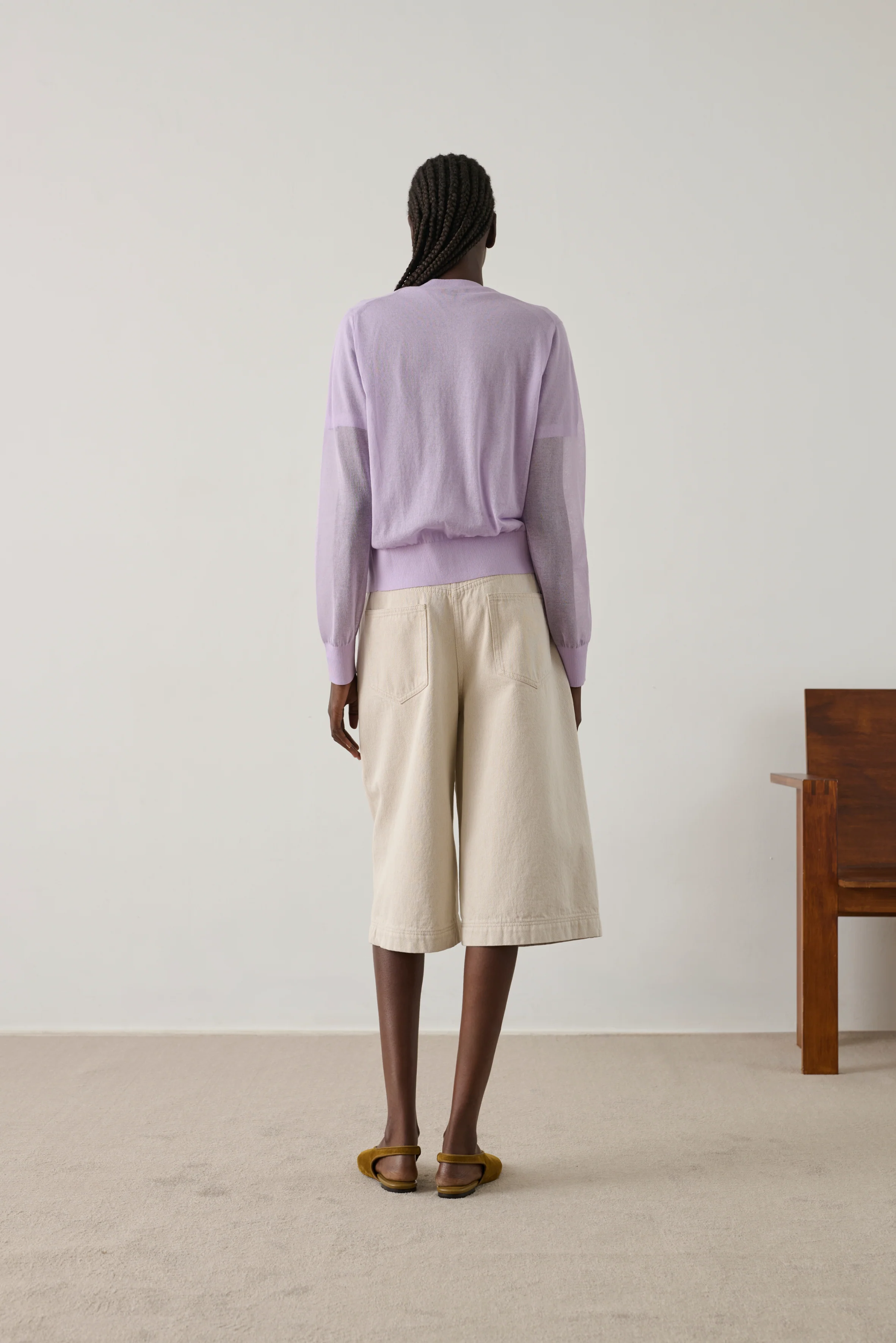 WHITE FRANCIS BERMUDA SHORTS - Image 4