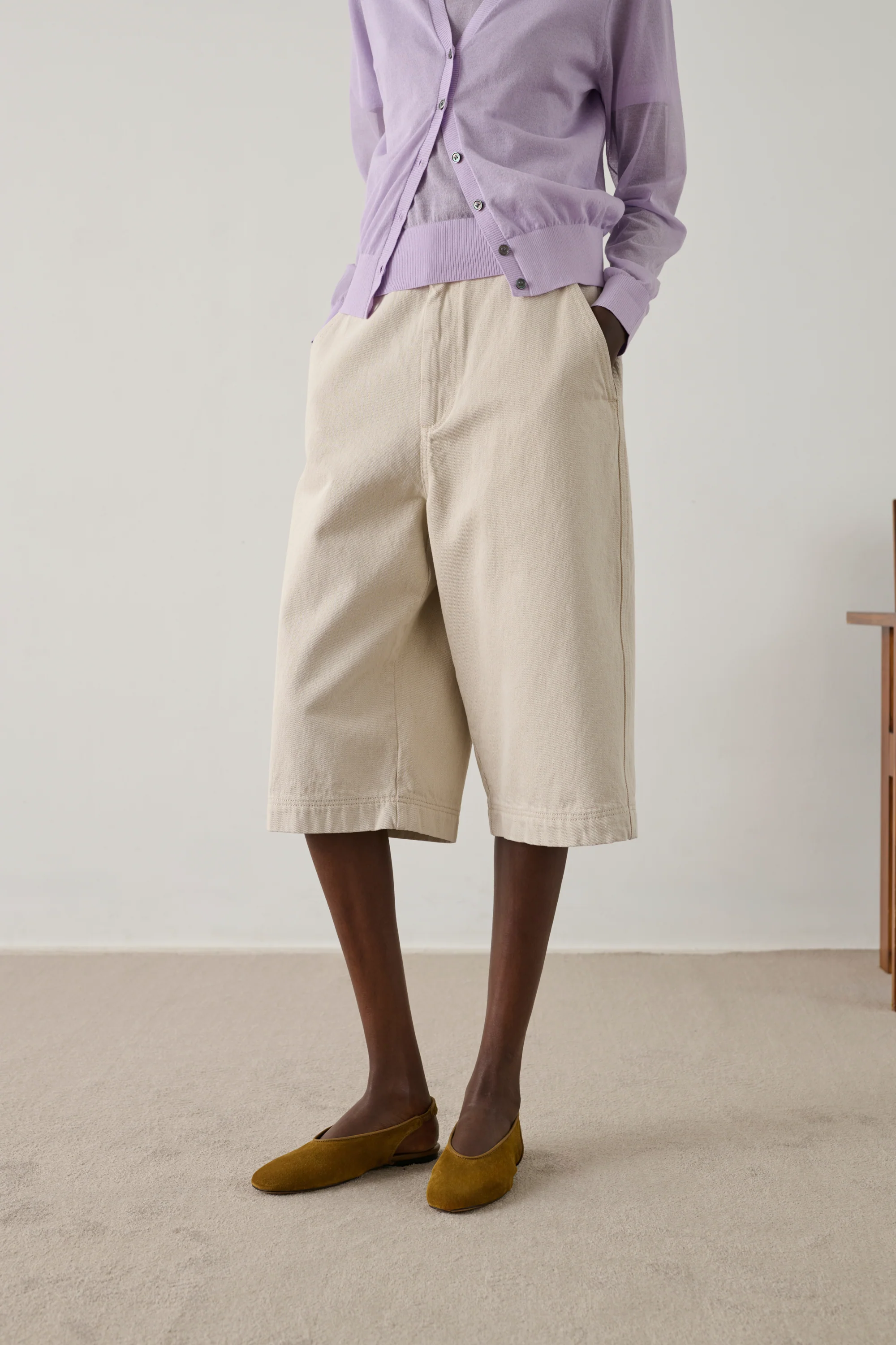 WHITE FRANCIS BERMUDA SHORTS - Image 5